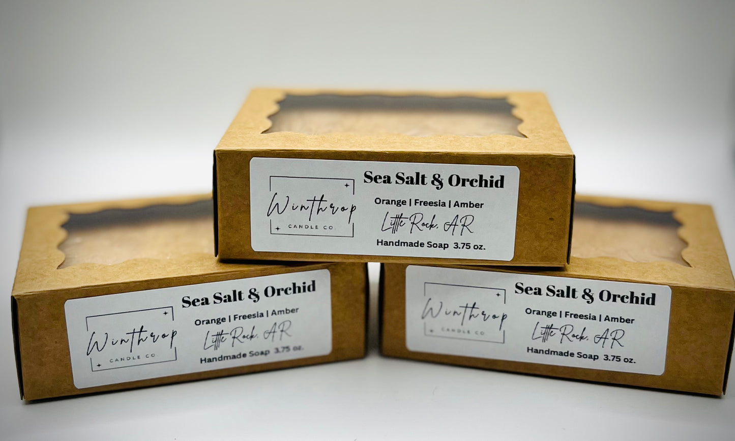Soap Bar (3.75oz) - Sea Salt & Orchid