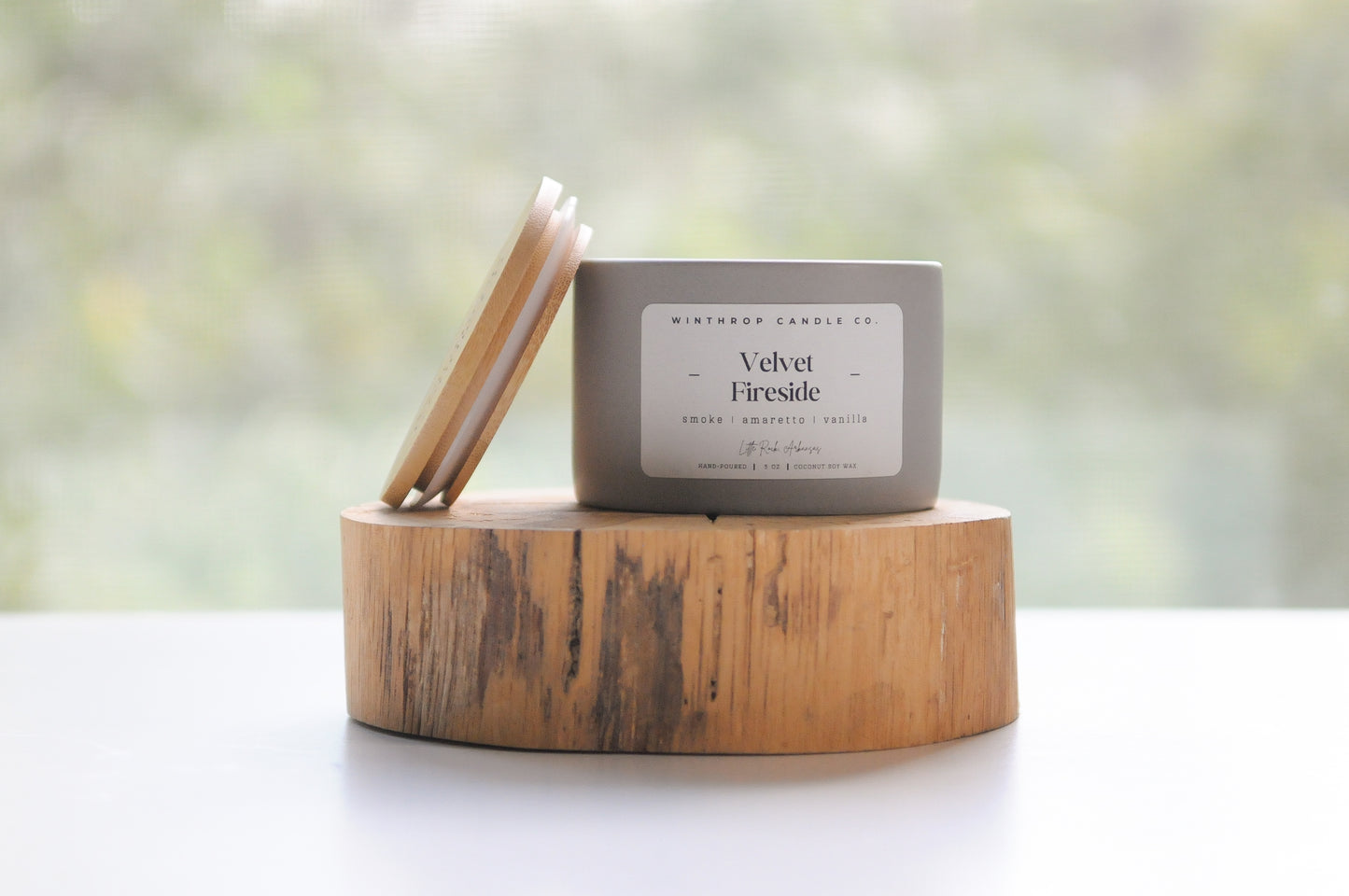Velvet Fireside - 5oz Coconut Soy Wax Candle