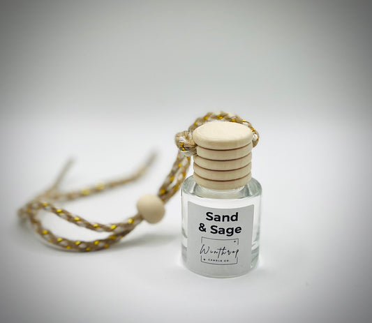 Car Freshener (0.25oz) - Cylinder Glass Pendant