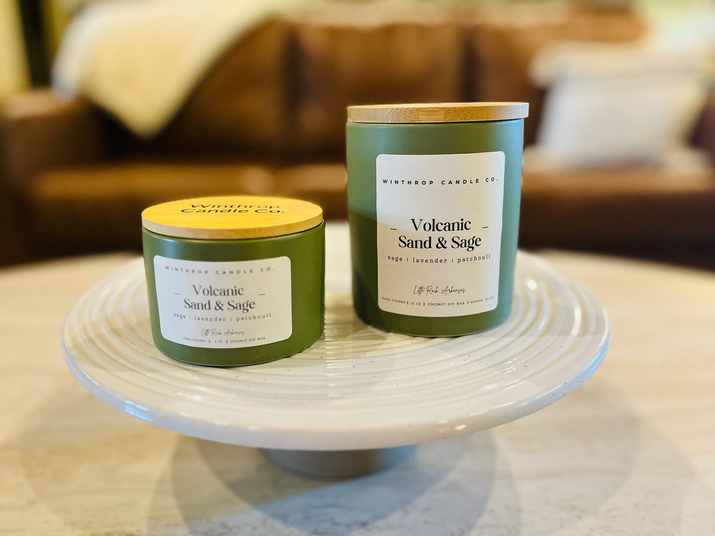 Volcanic Sand & Sage - 5oz Coconut Soy Wax Candle