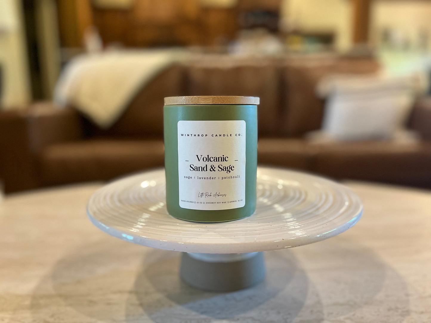 Volcanic Sand & Sage - 12oz Coconut Soy Wax Candle