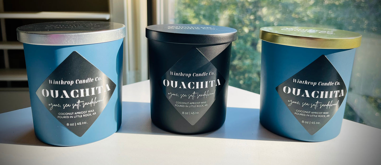 Ouachita - 8.3oz Coconut Apricot Wax Candle
