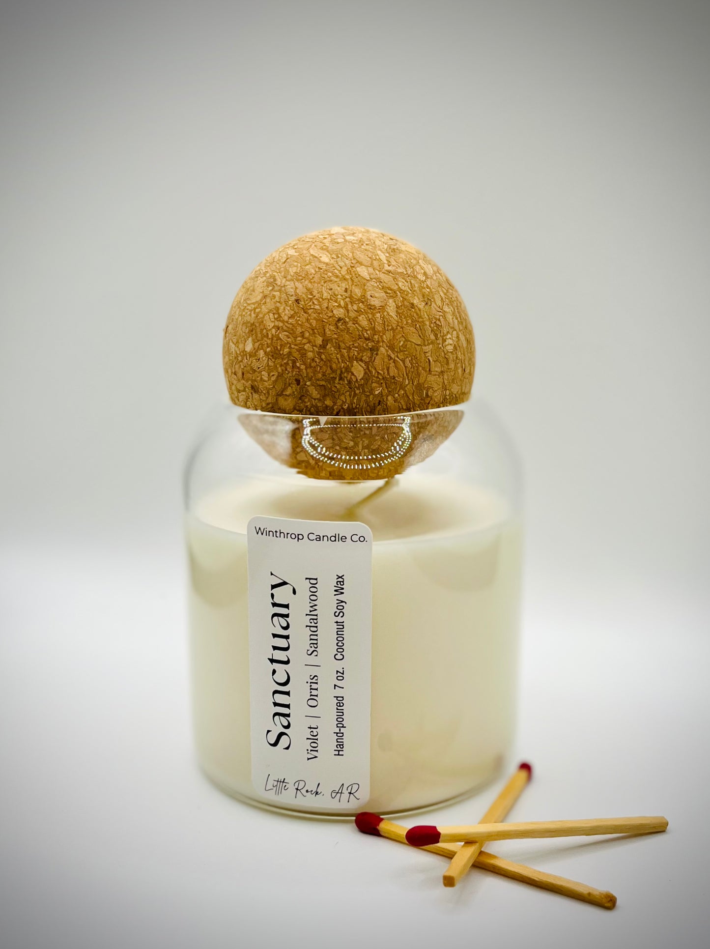 Sanctuary - 7oz Coconut Soy Wax Luxury Candle