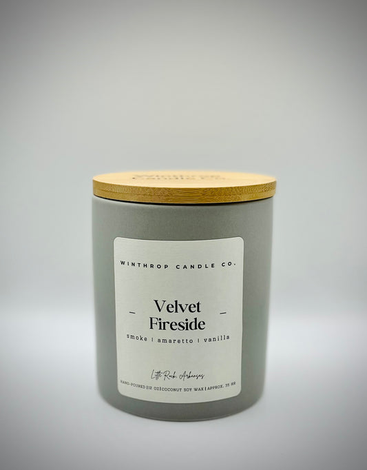 Velvet Fireside - 12oz Coconut Soy Candle