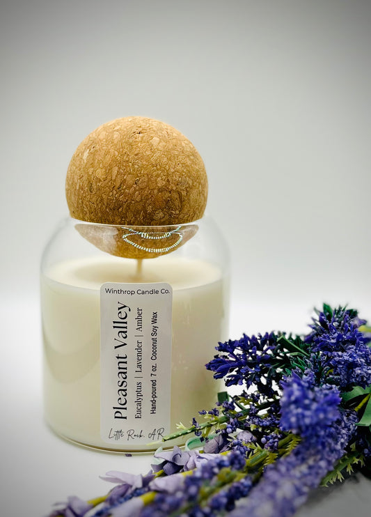 Pleasant Valley - 7oz Coconut Soy Wax Luxury Candle