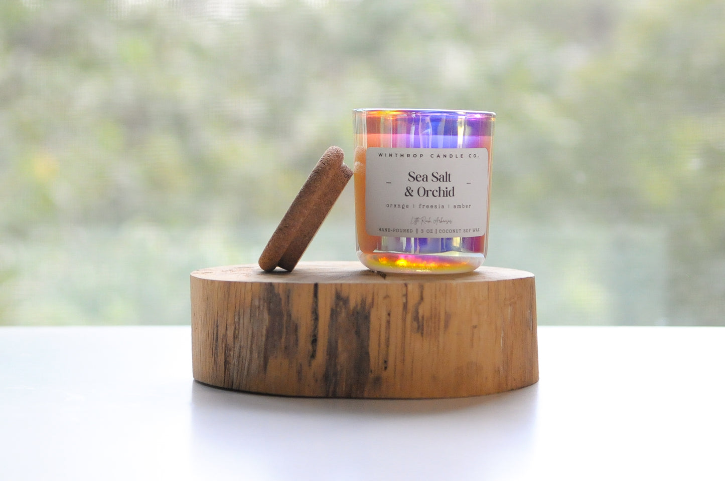 Sea Salt & Orchid - 3oz Coconut Soy Wax Candle