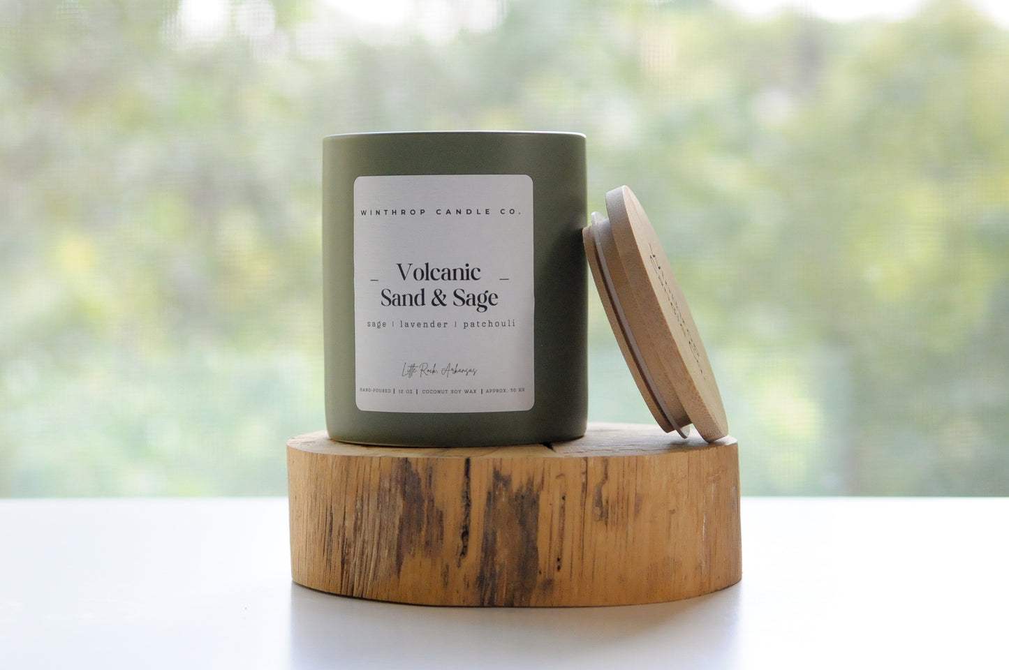 Volcanic Sand & Sage - 12oz Coconut Soy Wax Candle