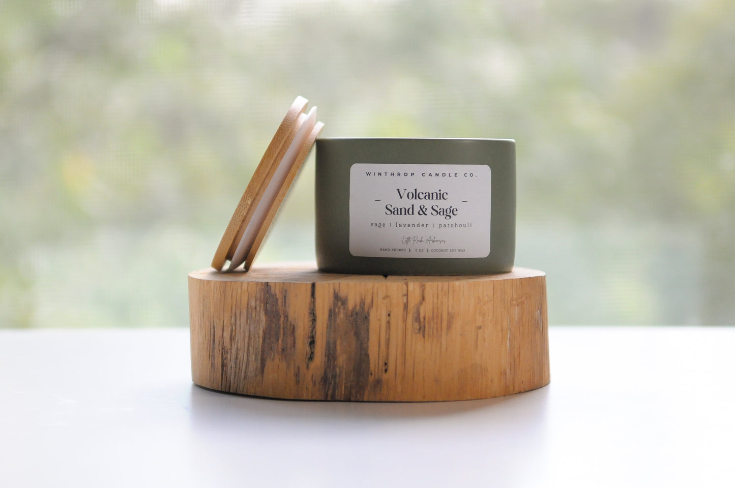 Volcanic Sand & Sage - 5oz Coconut Soy Wax Candle